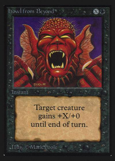 Howl from Beyond CED-112 Collectors' Edition Magic card
