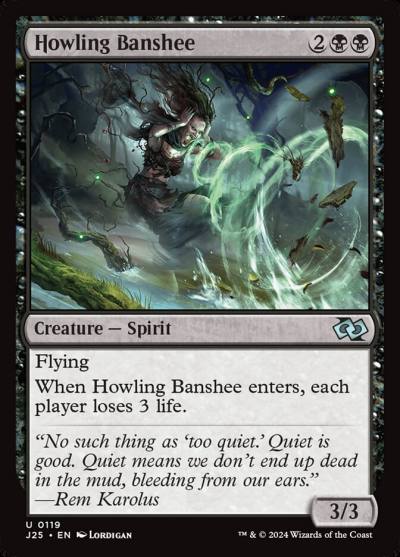 Howling Banshee J25-119 Foundations Jumpstart Magic card