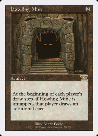 Howling Mine 6ED-290 Classic Sixth Edition Magic card