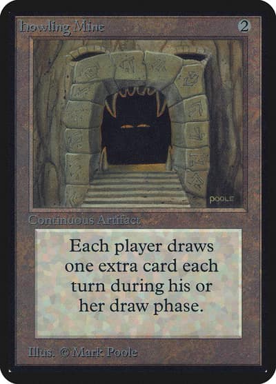 Howling Mine LEA-247 Limited Edition Alpha Magic card