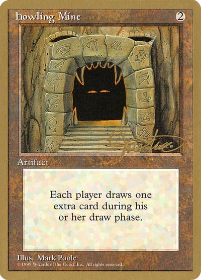 Howling Mine PTC-MJ325 Pro Tour Collector Set Magic card
