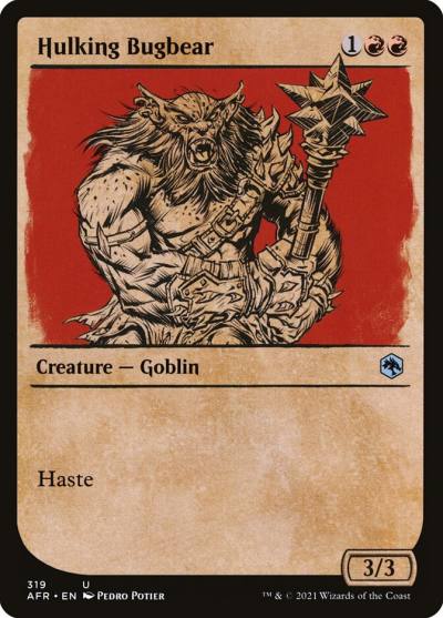Hulking Bugbear AFR-319 Adventures in the Forgotten Realms Magic card