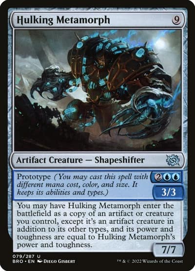 Hulking Metamorph 79 The Brothers' War Magic card