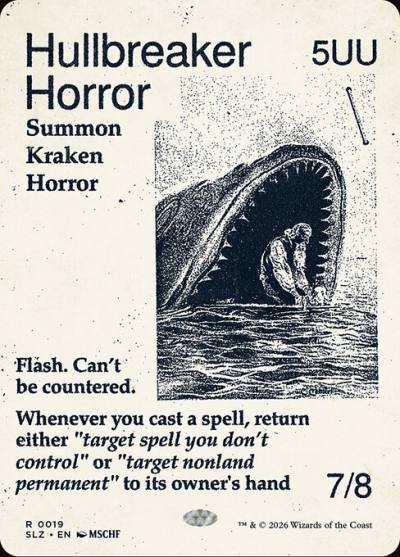Hullbreaker Horror SLZ-19 The Zeta Set Magic card