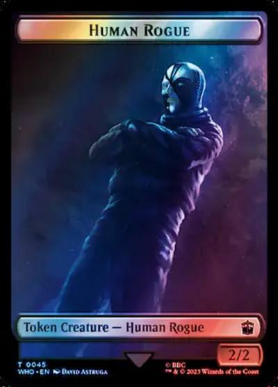 Human Rogue TWHO-45 Doctor Who Tokens Magic card