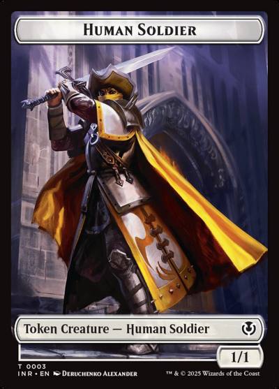Human Soldier TINR-3 Innistrad Remastered Tokens Magic card