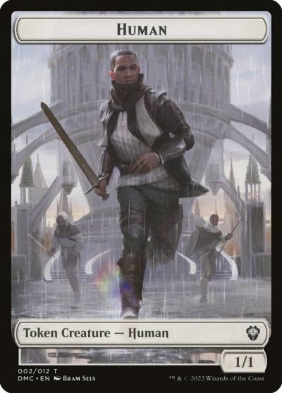 Human TDMC-2 Dominaria United Commander Tokens Magic card