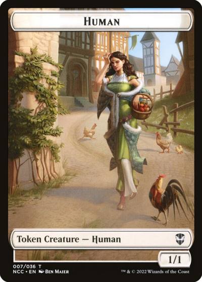 Human TNCC-7 New Capenna Commander Tokens Magic card