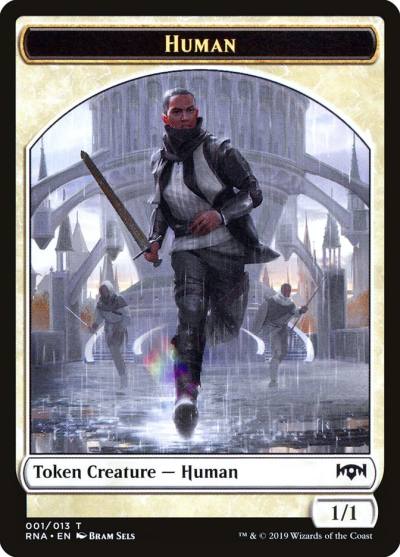 Human TRNA-1 Ravnica Allegiance Tokens Magic card