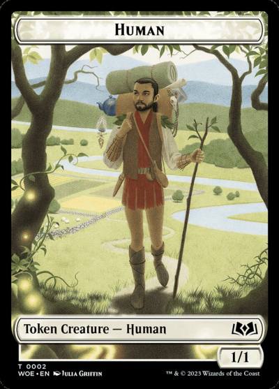 Human TWOE-2 Wilds of Eldraine Tokens Magic card