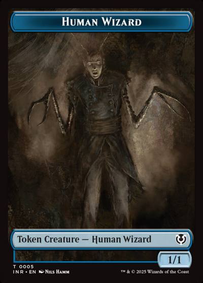 Human Wizard TINR-5 Innistrad Remastered Tokens Magic card