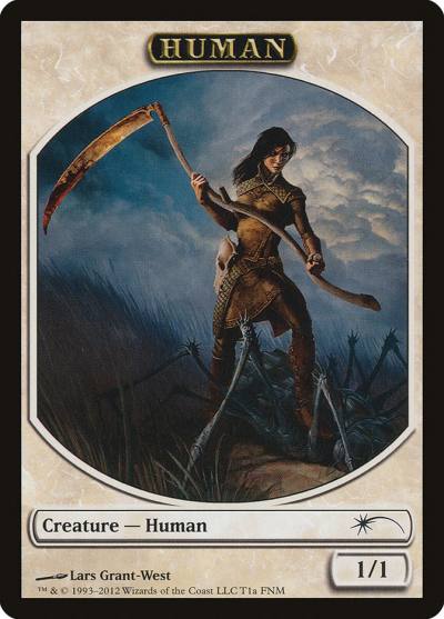 Human // Wolf F12-1A Friday Night Magic 2012 Magic card