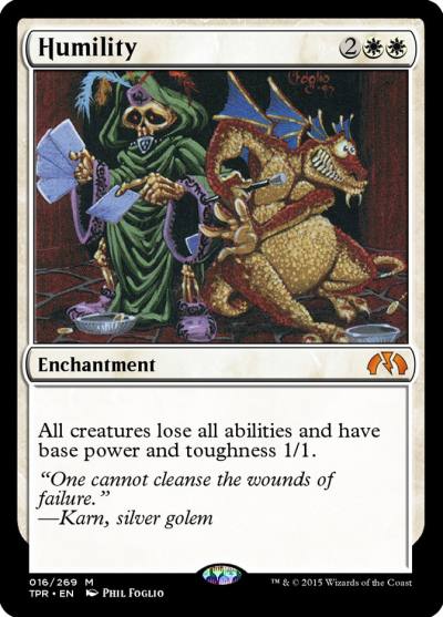 Humility TPR-16 Tempest Remastered Magic card