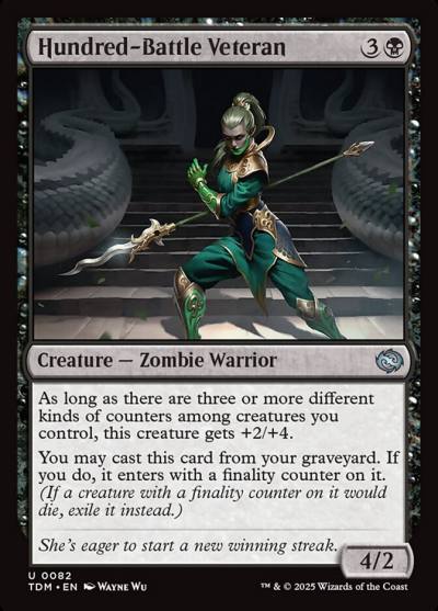Hundred-Battle Veteran TDM-82 Tarkir: Dragonstorm Magic card