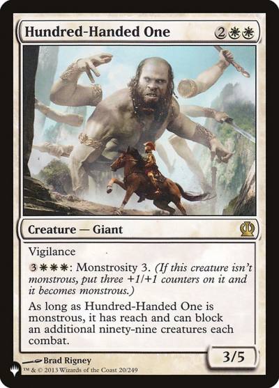 Hundred-Handed One PLST-THS-20 The List Magic card