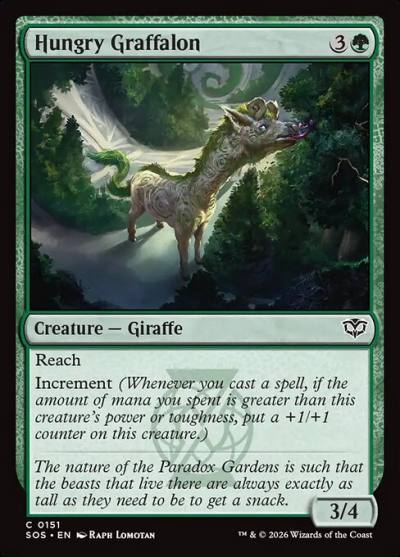 Hungry Graffalon SOS-151 Secrets of Strixhaven Magic card