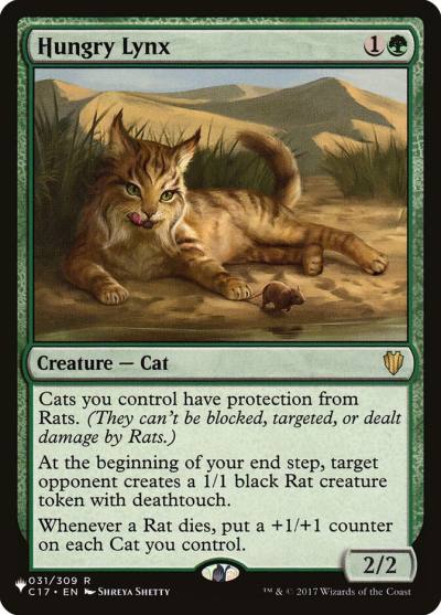 Hungry Lynx PLST-C17-31 The List Magic card