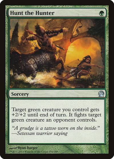 Hunt the Hunter THS-159 Theros Magic card