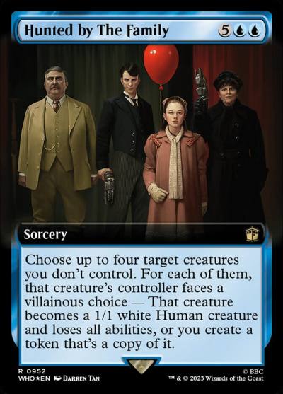 Hunted by The Family WHO-952 Doctor Who Magic card