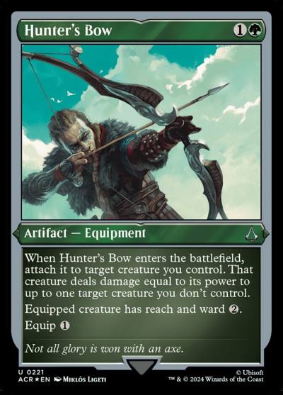 Hunter's Bow ACR-221 Assassin's Creed Magic card