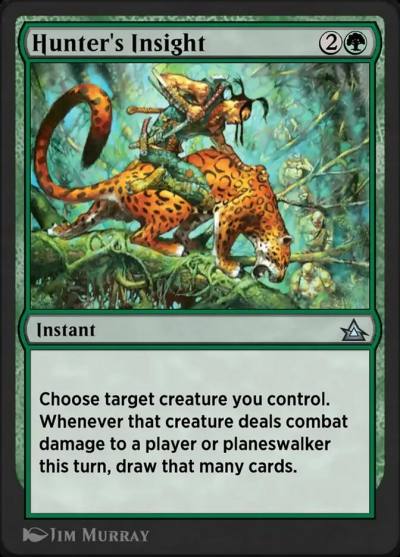 Hunter's Insight OMB-35 Through the Omenpaths Bonus Sheet Magic card