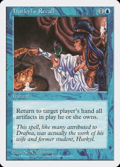 Hurkyl's Recall 5ED-93 Fifth Edition Magic card