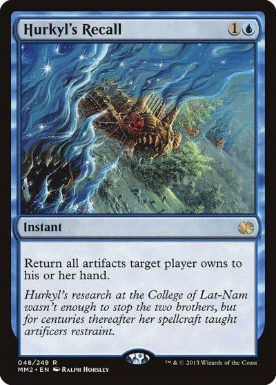 Hurkyl's Recall MM2-48 Modern Masters 2015 Magic card