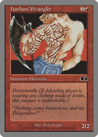 Hurloon Wrangler 46 Unglued Magic card