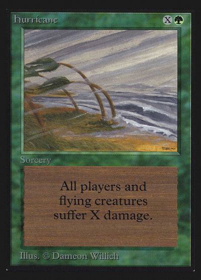Hurricane CED-201 Collectors' Edition Magic card