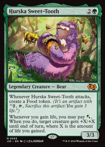 Hurska Sweet-Tooth J25-53 Foundations Jumpstart Magic card