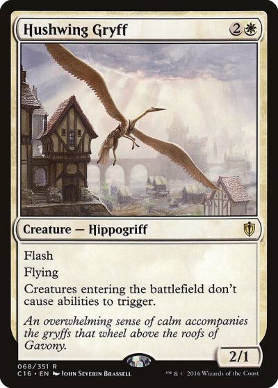 Hushwing Gryff C16-68 Commander 2016 Magic card