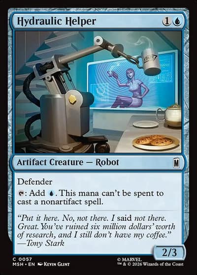 Hydraulic Helper 57 Marvel Super Heroes Magic card