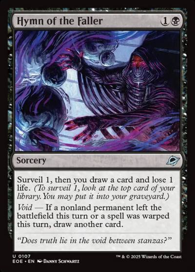 Hymn of the Faller EOE-107 Edge of Eternities Magic card