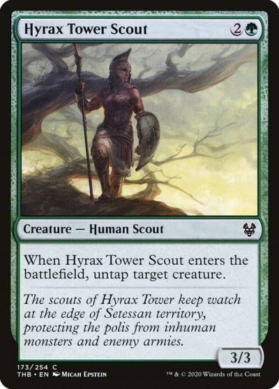 Hyrax Tower Scout THB-173 Theros Beyond Death Magic card