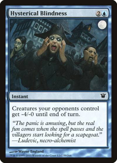 Hysterical Blindness ISD-59 Innistrad Magic card