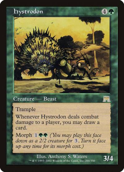 Hystrodon 266 Onslaught Magic card