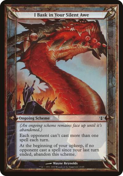 I Bask in Your Silent Awe OARC-15STAR Archenemy Schemes Magic card