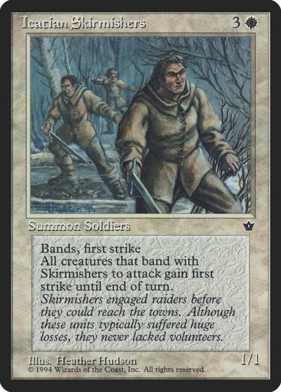 Icatian Skirmishers 14 Fallen Empires Magic card