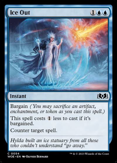 Ice Out WOE-54 Wilds of Eldraine Magic card