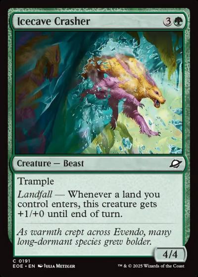 Icecave Crasher EOE-191 Edge of Eternities Magic card
