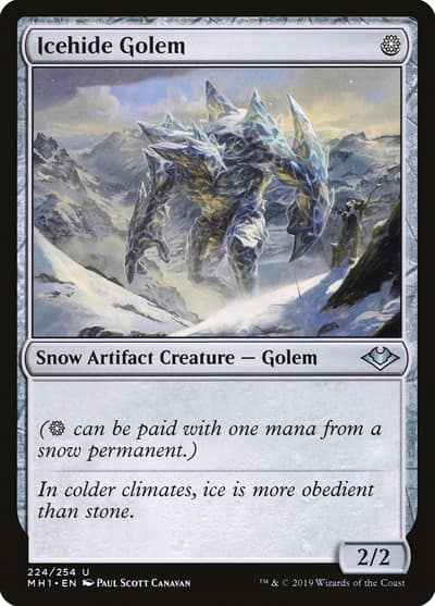 Icehide Golem 224 Modern Horizons Magic card