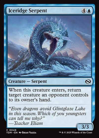 Iceridge Serpent 49 Tarkir: Dragonstorm Magic card