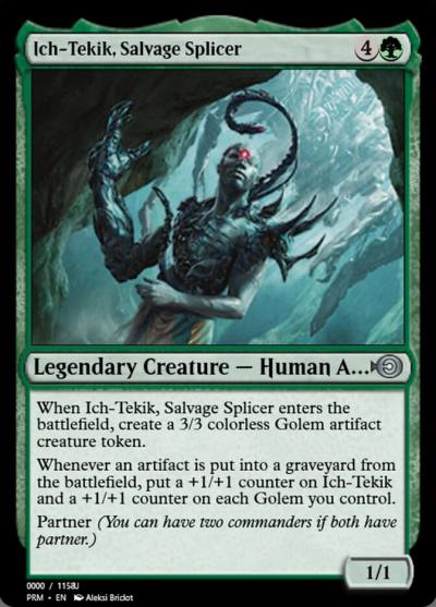 Ich-Tekik, Salvage Splicer PRM-86346 Magic Online Promos Magic card