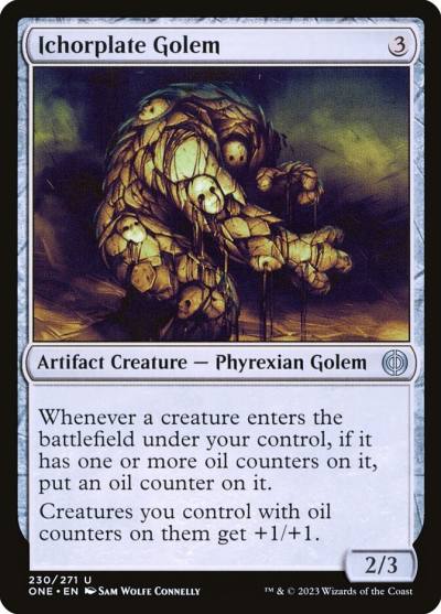 Ichorplate Golem ONE-230 Phyrexia: All Will Be One Magic card