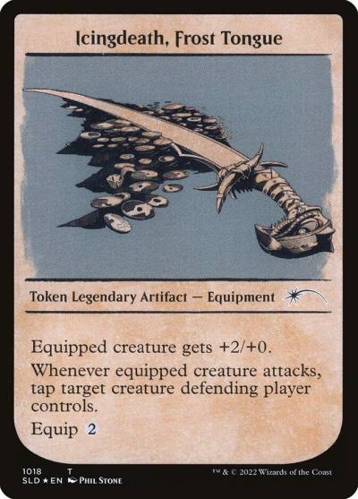 Icingdeath, Frost Tongue SLD-1018 Secret Lair Drop Magic card