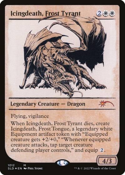 Icingdeath, Frost Tyrant SLD-1012B Secret Lair Drop Magic card