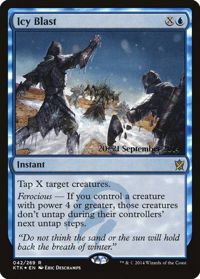 Icy Blast PKTK-42S Khans of Tarkir Promos Magic card