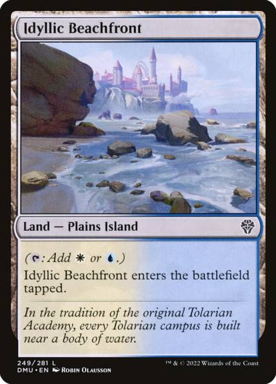 Idyllic Beachfront DMU-249 Dominaria United Magic card