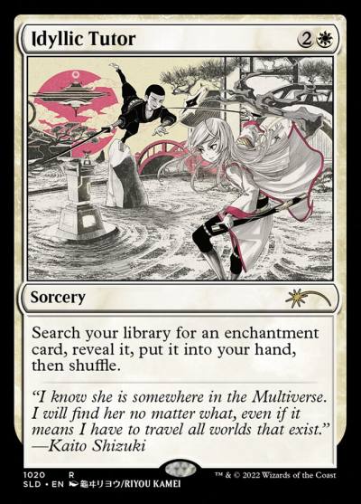 Idyllic Tutor SLD-1020 Secret Lair Drop Magic card
