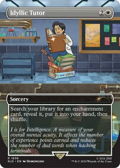 Idyllic Tutor SLD-1636 Secret Lair Drop Magic card